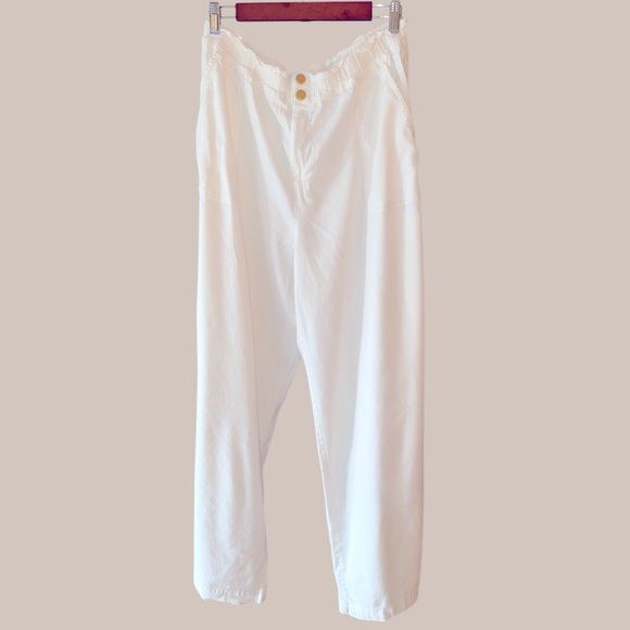 I.N.C. International Concepts
Women's White Linen Paperbag-Waist Pants, Size XL - Picture 3 of 7